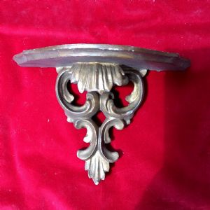 Piccola consolle in legno dorato XVIII° sec. cm.20 x 15